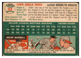 1954 Topps Baseball #032 Duke Snider Dodgers VG 461778