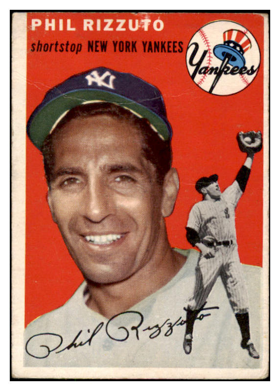 1954 Topps Baseball #017 Phil Rizzuto Yankees GD-VG 461779