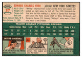 1954 Topps Baseball #037 Whitey Ford Yankees EX 461781