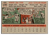 1956 Topps Baseball #140 Herb Score Indians VG-EX Gray 461796