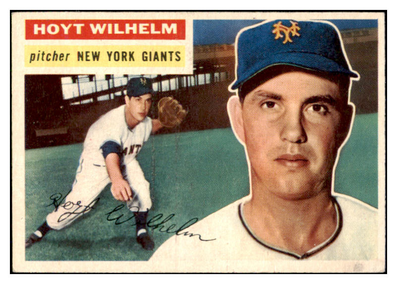 1956 Topps Baseball #307 Hoyt Wilhelm Giants VG-EX 461808