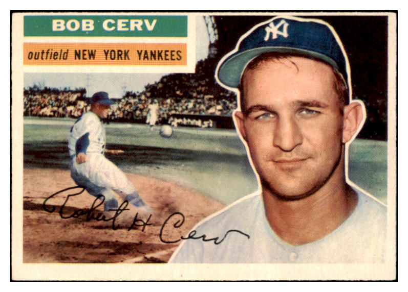 1956 Topps Baseball #288 Bob Cerv Yankees VG-EX 461810