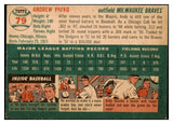 1954 Topps Baseball #079 Andy Pafko Braves VG-EX 462886