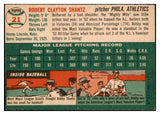 1954 Topps Baseball #021 Bobby Shantz A's EX-MT 462893