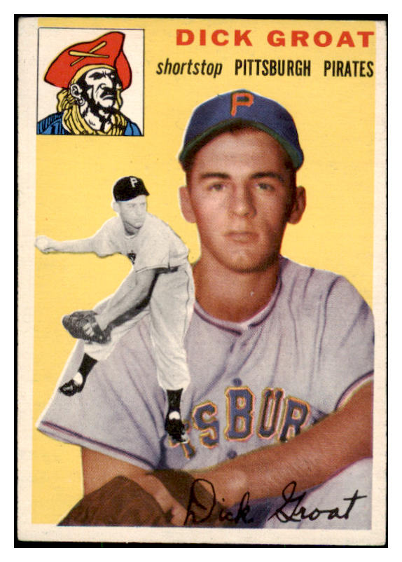 1954 Topps Baseball #043 Dick Groat Pirates EX-MT 462911