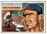 1956 Topps Baseball #055 Wally Moon Cardinals EX White 462961