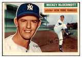 1956 Topps Baseball #340 Mickey McDermott Yankees VG-EX 462970