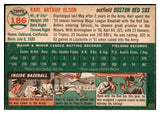 1954 Topps Baseball #186 Karl Olson Red Sox EX-MT 462980