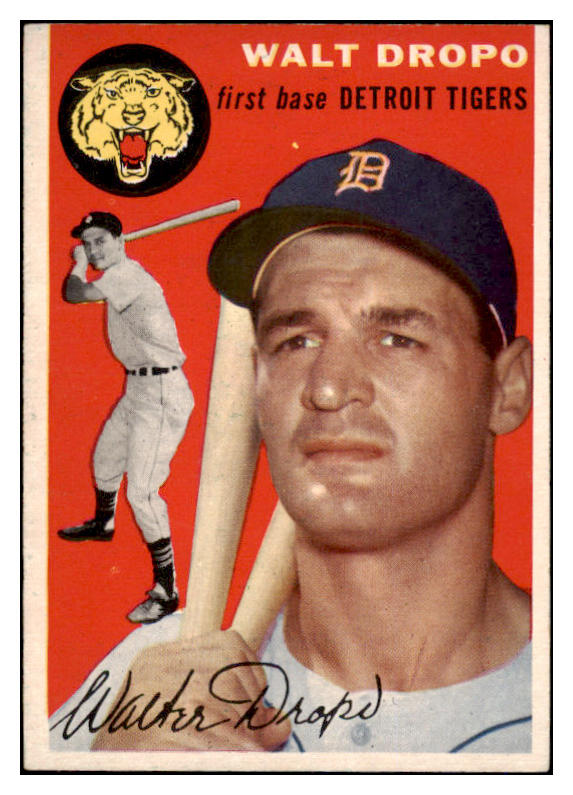 1954 Topps Baseball #018 Walt Dropo Tigers EX-MT 463001