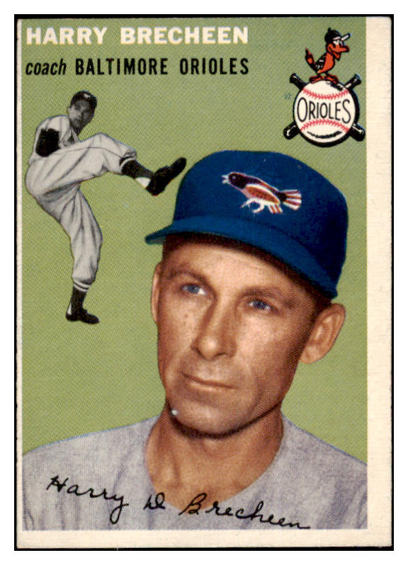 1954 Topps Baseball #203 Harry Brecheen Orioles EX-MT 463010