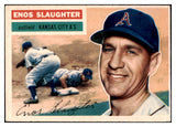 1956 Topps Baseball #109 Enos Slaughter A's EX-MT Gray 463039