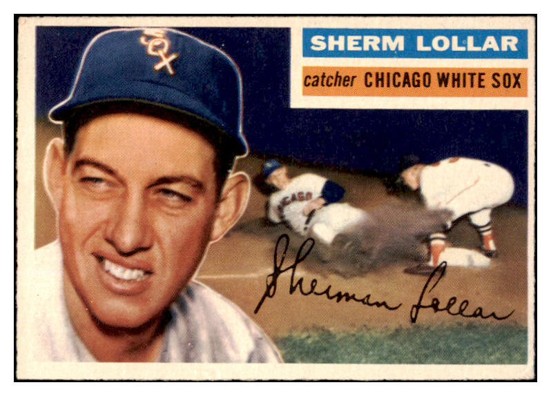 1956 Topps Baseball #243 Sherm Lollar White Sox EX-MT 463057