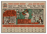 1956 Topps Baseball #264 Ray Monzant Giants EX-MT 463058