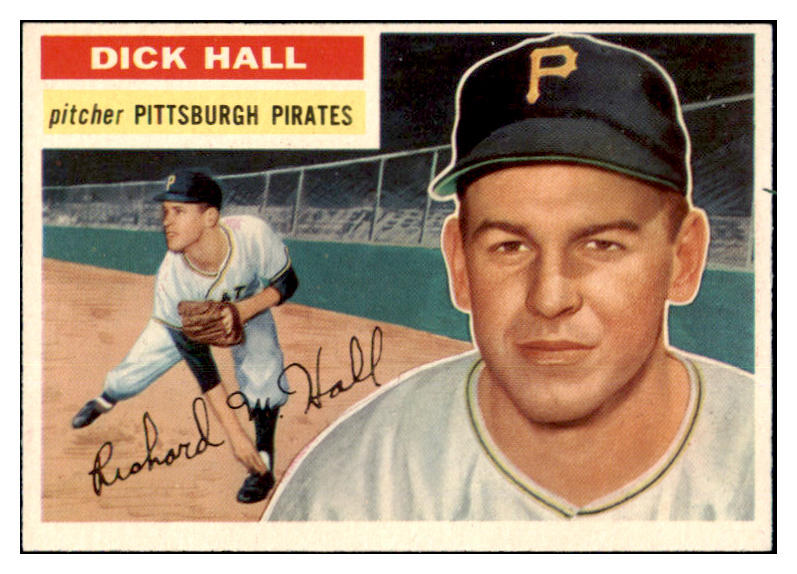 1956 Topps Baseball #331 Dick Hall Pirates EX-MT 463076