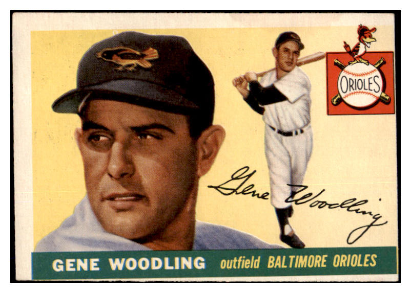 1955 Topps Baseball #190 Gene Woodling Orioles VG-EX 463090