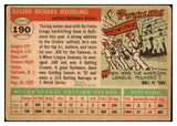 1955 Topps Baseball #190 Gene Woodling Orioles VG-EX 463100