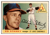 1955 Topps Baseball #191 Eddie Stanky Cardinals VG-EX 463102