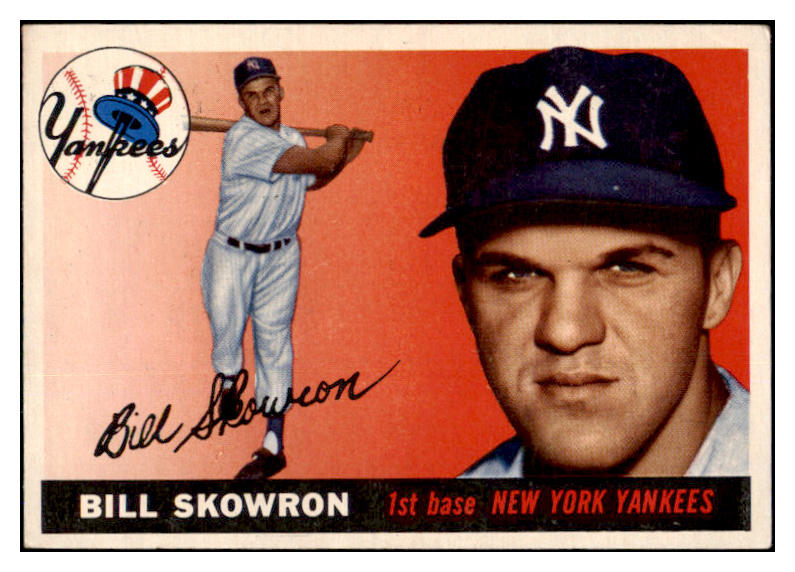 1955 Topps Baseball #022 Bill Skowron Yankees VG-EX 463134