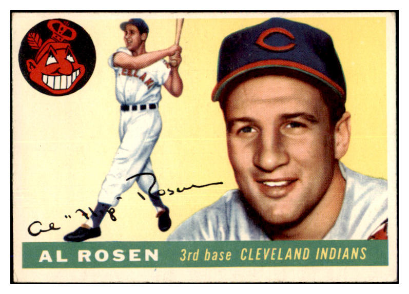 1955 Topps Baseball #070 Al Rosen Indians VG-EX 463141