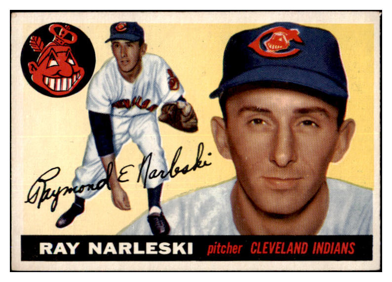 1955 Topps Baseball #160 Ray Narleski Indians EX-MT 463148