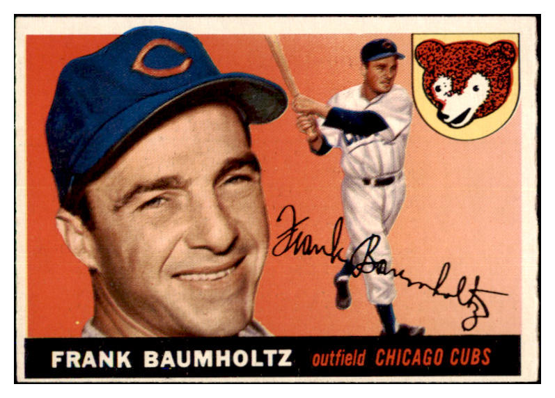 1955 Topps Baseball #172 Frank Baumholtz Cubs EX-MT 463151