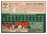 1954 Topps Baseball #009 Harvey Haddix Cardinals EX 463156