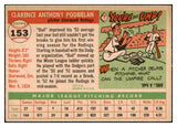 1955 Topps Baseball #153 Bud Podbielan Reds EX 463173