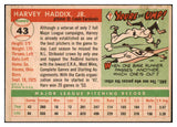 1955 Topps Baseball #043 Harvey Haddix Cardinals EX-MT 463175