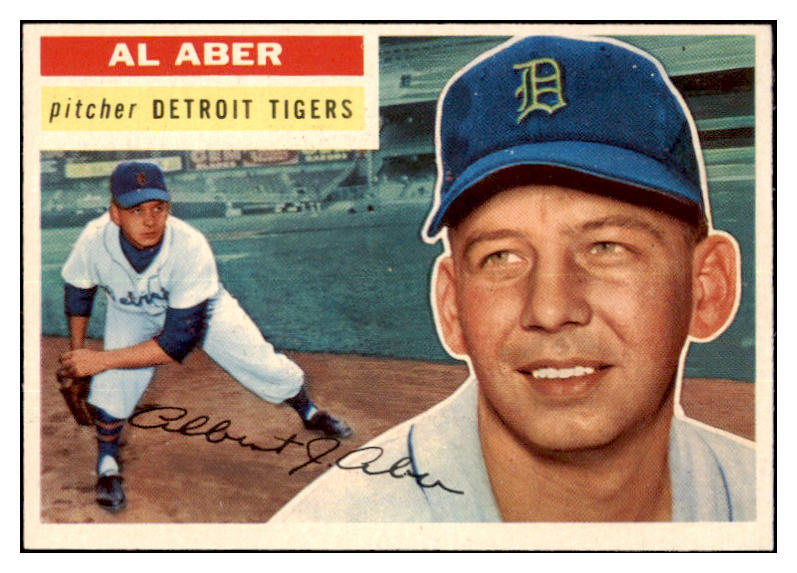 1956 Topps Baseball #317 Al Aber Tigers EX-MT 463211