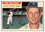 1956 Topps Baseball #338 Jim Delsing Tigers EX-MT 463213