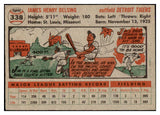 1956 Topps Baseball #338 Jim Delsing Tigers EX-MT 463213