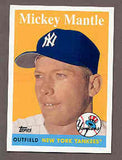 2008 Topps National Convention 1958 Retro Mickey Mantle Card
