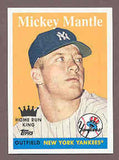 2008 Topps National Convention 1958 Retro Mickey Mantle Hr King Card