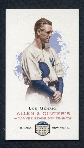 2008 Topps National Convention 1888 Allen & Ginter Lou Gehrig Card